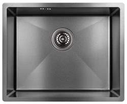 Aquadesign Sinks gun metal RST-allas antrasiitin väri PVD 50x40 alapuolelle, tasoon ja päälle asennettava 1208957702