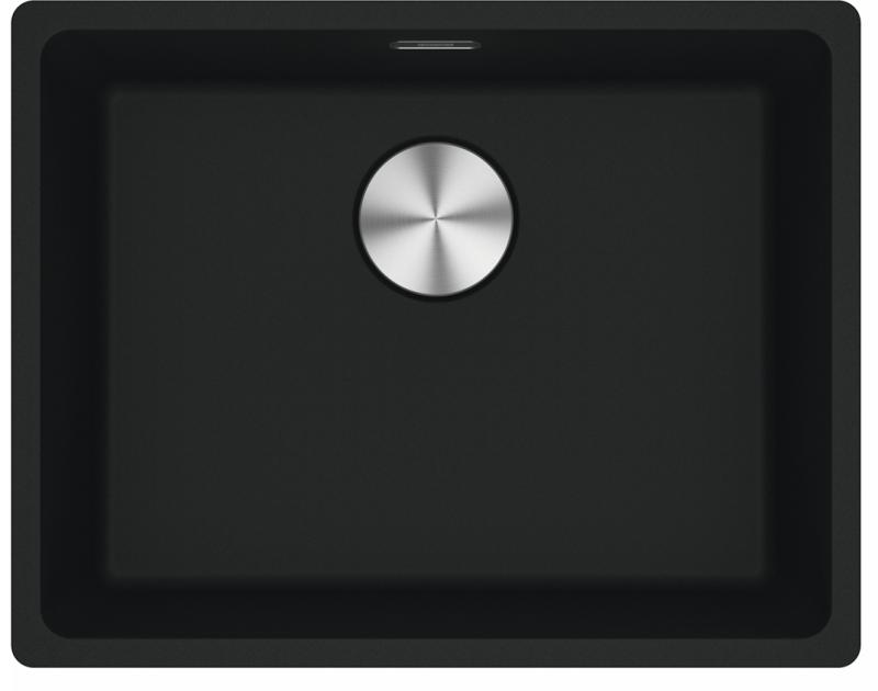 Franke Maris MRG 110-52 Fragranite Matt musta aluskaappiin asennettava tiskiallas