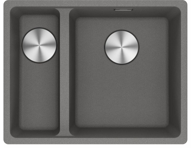 Franke Maris MRG 260-34-15 Fragranite Stone grey pesuallas, allas oikealla, tasoon upotettava