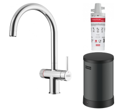 Franke Maris waterhub 4L boiler 3-in-1 Twist-mekaaninen kiehuvan veden hana kromi 160.0705.687