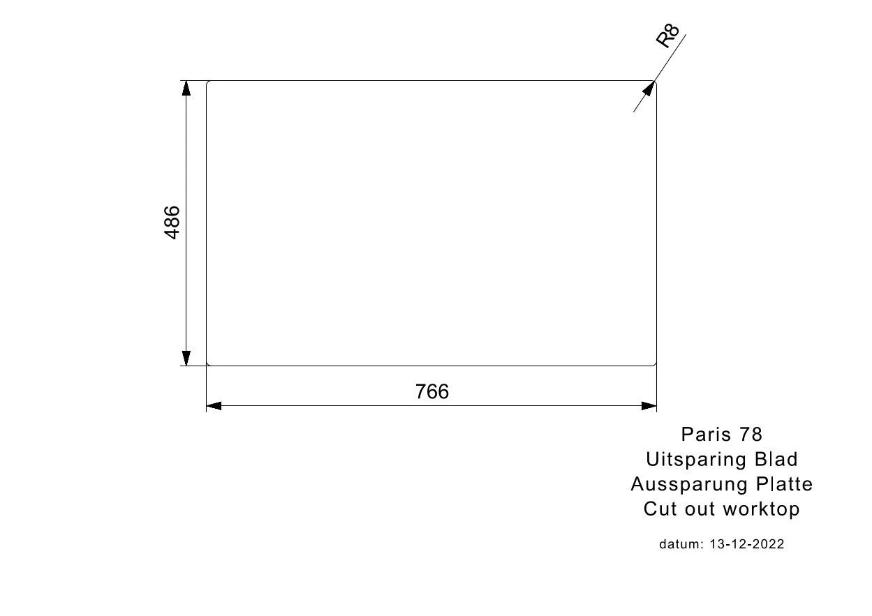 Reginox Paris 78 Regi-graniitti keittiöallas musta 78x50 cm päälleasennettava käännettävä hanapenkillä, rullamatolla ja ruostumattomasta teräksestä valmistetulla painikkeella R36853