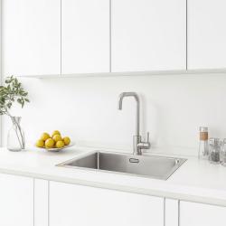 Ausmann Inox Square keittiöhana, kääntyvä juoksuputki, kokonaan ruostumatonta terästä 1208958309