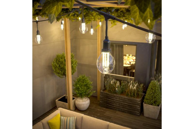 Décor Puutarhanauha 10 m AC220-240V 50-60Hz 10xE27 2x0,75 mm 1208958646