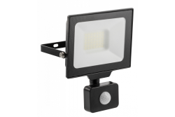 G-TECH LED-tulvavalo liiketunnistimella, 30W, 3000lm, AC220-240V, 50/60 Hz, PF>0,9, RA>80, IP65, 120°, 4000K, musta 1208959176