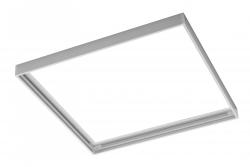 G-TECH kehys LED-paneeleiden pinta-asennukseen 45x45cm, ilman ruuveja, valkoinen 1208959231