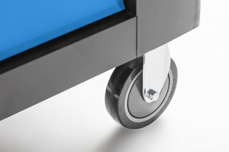 Hoegert-työkalukaappi, jossa on 7 laatikkoa ja sivuovi. 1208962009