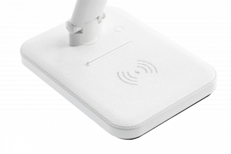 Decor IZUKA LED desk lamp 6W 400lm AC220-240V 50/60Hz CCT inductive charger white 1208962496