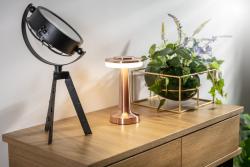 Decor Monum desk lamp 3W 200lm DC 5V 1A 3000 K 3 st. Dimming battery 1800 mAh copper 1208962506