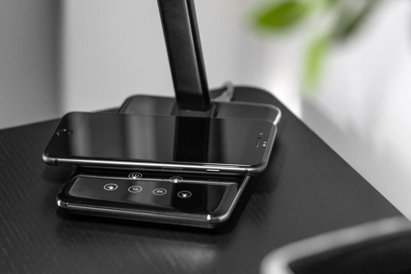 Decor Desktop lamp Tritton 6W 340lm AC220-240V 4-CCT Wireless Charging USB PF>0 5 RA>80 black 1208962518