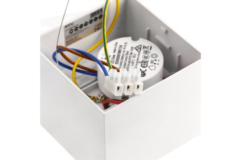 Deco-LED-valaisin ARTEMIDA 20W 1920lm AC220-240V 50/60 Hz PF>0,9 Ra≥80 IP20 IK08 4000K 38° neliö valkoinen. 1208962641