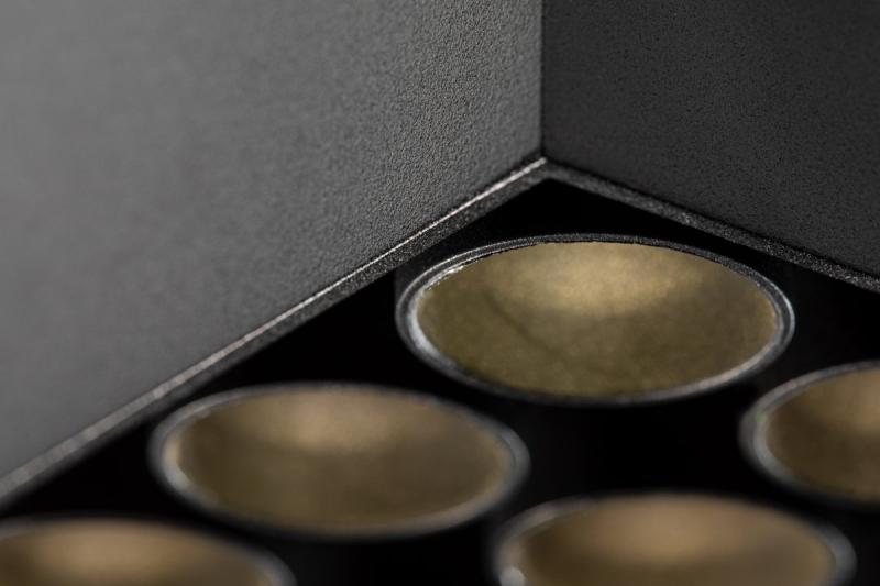 Decor LED fixture ARTEMIDA 20W 1920lm AC220-240V 50/60 Hz PF>0 9 Ra≥80 IP20 IK08 4000K 38° square black 1208962642