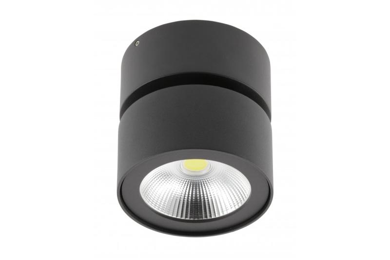 Koristevalaisin LED BIANCO 15W 1500lm AC220-240V 50/60 Hz PF> 0.5 Ra≥80 IP20 IK06.36 ° 4000K pyöreä musta. 1208962668