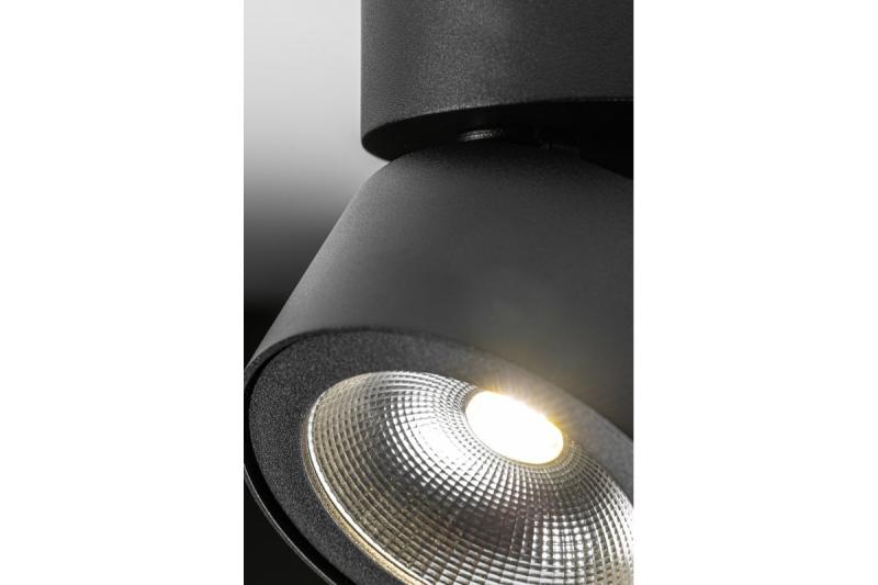 Koristevalaisin LED BIANCO 15W 1500lm AC220-240V 50/60 Hz PF> 0.5 Ra≥80 IP20 IK06.36 ° 4000K pyöreä musta. 1208962668