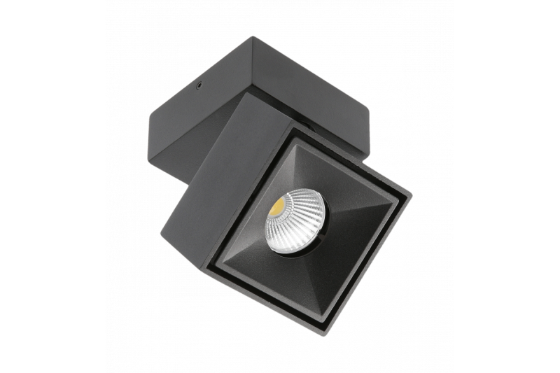 Decoreer LED-valaisin BIANCO CCT 8W 680lm AC220-240V 50/60 Hz Ra≥80 IP20 36° 2700/3300/4000K neliö musta. 1208962676