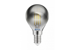 LED-VALONLÄHDE, HARMAA FILAMENTTI, A-G, G45, 2700K, E14, 4,0W, AC220-240V, 360°, 300lm, 44mA 1208962782