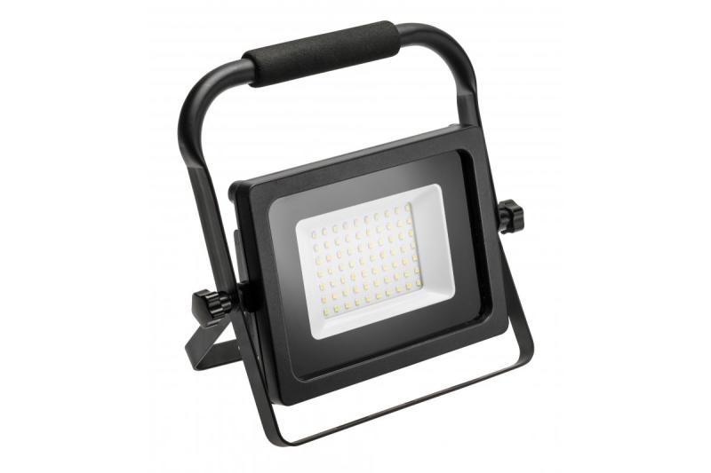 LED-valonheitin iNEXT (kannettava) 50 W 4000 lm, PF>0,9, RA>80, IP65, 120°, 6400 K, musta runko 1208962863