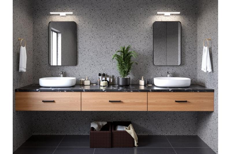 Decor Led luminaire Catania 400mm 8W AC220-240V 50/60Hz 4000K IP44 RA >80 640lm Chrome 1208962883