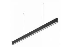 Deco LED-riippuvalaisin LIVIA 40W 3600lm AC220-240V 50-60Hz 100° RA>80 IP20 AL/PC 4000K 120cm musta. 1208962913