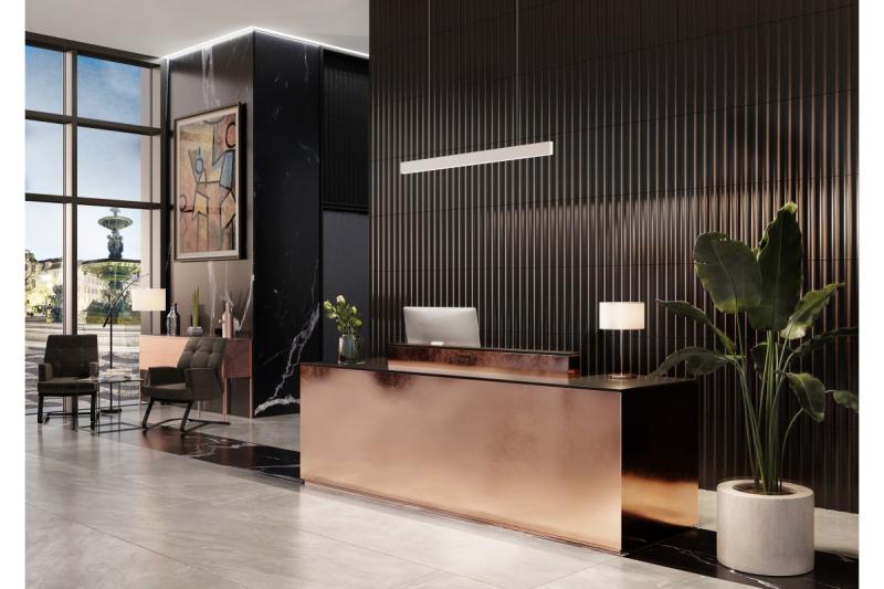 Decor LED suspended luminaire LIVIA 40W 3600lm AC220-240V 50-60Hz 100° RA>80 IP20 AL/PC 4000K 120cm white 1208962914