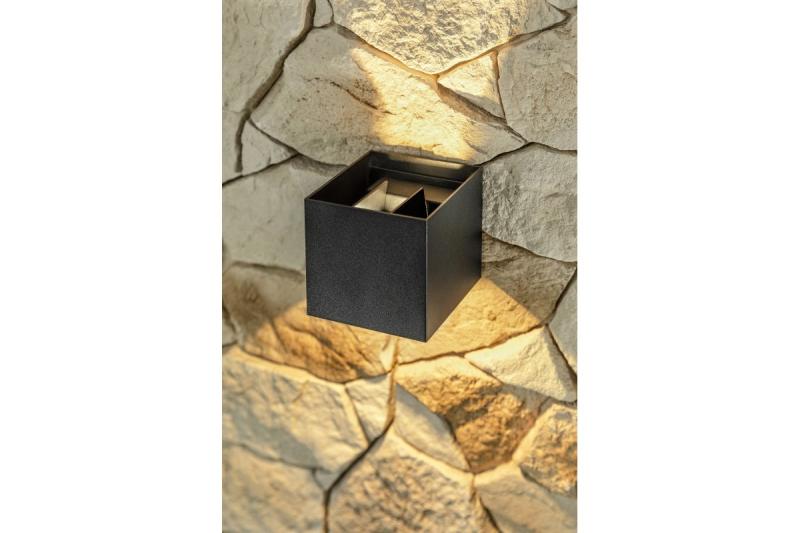 Decor MISSOURI-K LED-lamppu 7W 540lm AC220-240V 50/60 Hz PF>0.5 Ra≥80 IP54 IK08 4000K neliö musta. 1208962994