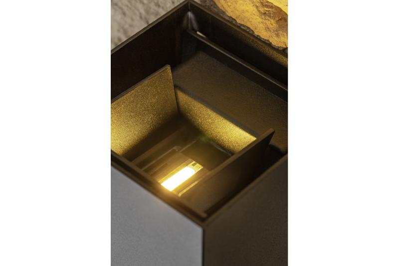 Decor MISSOURI-K LED-lamppu 7W 540lm AC220-240V 50/60 Hz PF>0.5 Ra≥80 IP54 IK08 4000K neliö musta. 1208962994