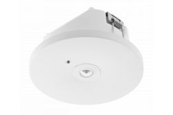 Hätävalaisin OGLA LED, 3W, 200lm, AC220-240V, 50-60Hz, IP20, 6400K, 3H, yksittäinen tehtävä, TEST-painike 1208963016