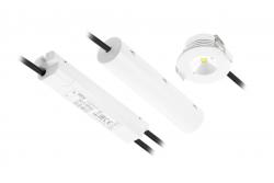 OMAHA-3 LED-hätävalaisin, 3W, 300lm, AC220-240V, 50-60Hz, IP20, 3h, 6400K, yksitoimoinen, TESTI-PAINIKE 1208963024