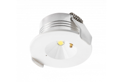 OMAHA-3 LED-hätävalaisin, 3W, 300lm, AC220-240V, 50-60Hz, IP20, 3h, 6400K, yksitoimoinen, TESTI-PAINIKE 1208963024