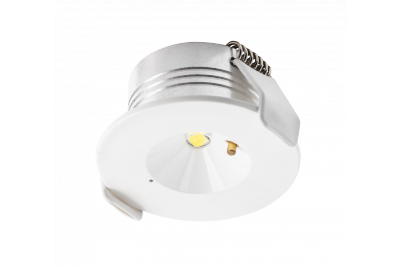 OMAHA-3 LED-hätävalaisin, 3W, 300lm, AC220-240V, 50-60Hz, IP20, 3h, 6400K, yksitoimoinen, TESTI-PAINIKE 1208963024