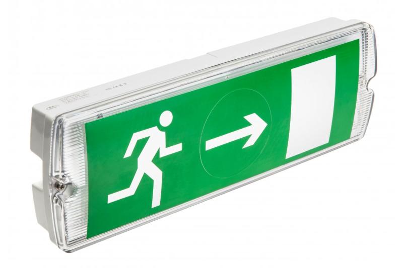 LED-hätävalaisin SAHER-1 LED DUO, 3W, 300lm, AC220-240V, 50-60Hz, IP65, 1h, 6400K 1208963122