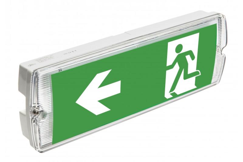 LED-hätävalaisin SAHER-3 LED DUO, 3W, 300lm, AC220-240V, 50-60Hz, IP65, 3h, 6400K 1208963123