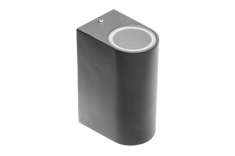 Seinävalaisin kahdella suunnalla TIAGO GU10 MAX. 2x35W IP54 AC220-240V 50/60Hz musta. 1208963201