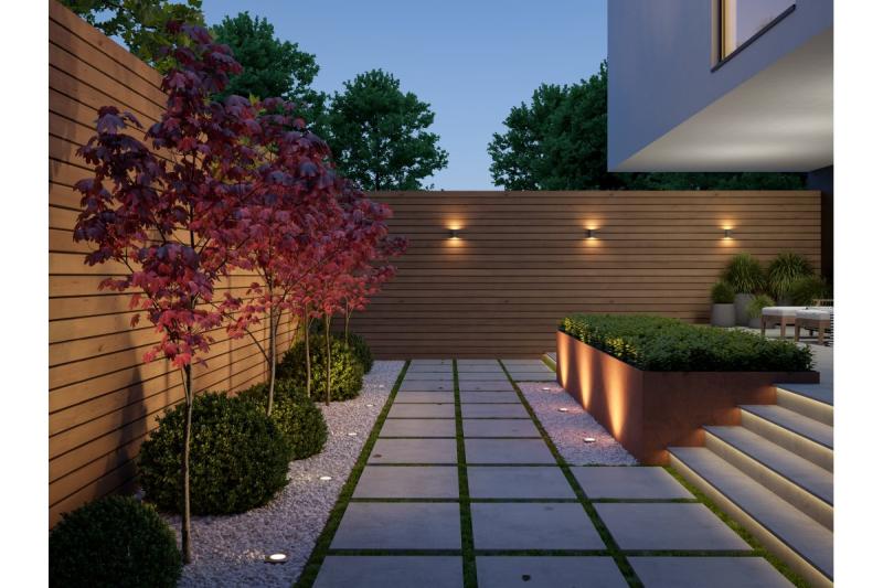 Deco Gevelfitting bi-directioneel TIAGO KW GU10 MAX.2x35W IP54 AC220-240V 50/60Hz zwart. 1208963202