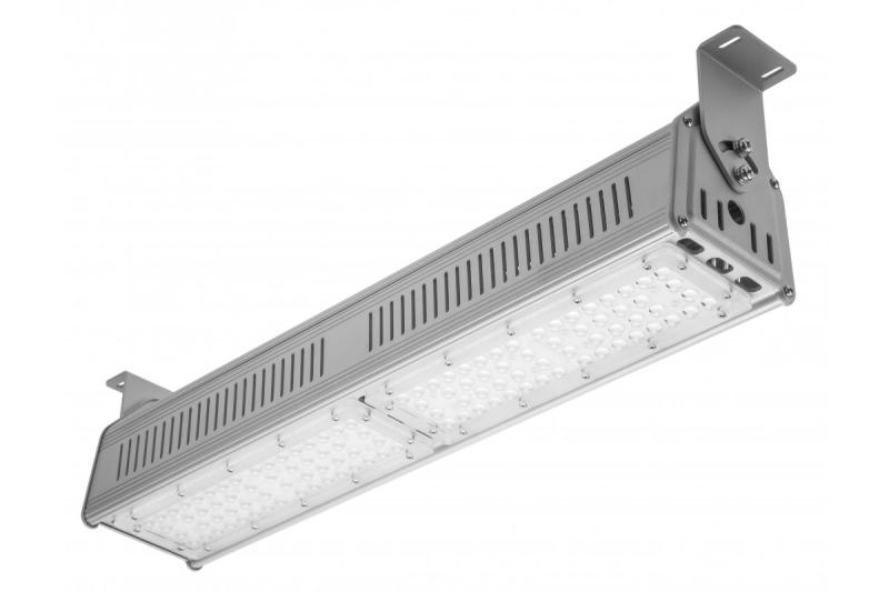 TEKSAS LED Highbay -lamppu, 100W, 12000lm, AC100-240V, 50/60Hz, IP 65, säteen kulma 60o, 4000K, harmaa 1208963207