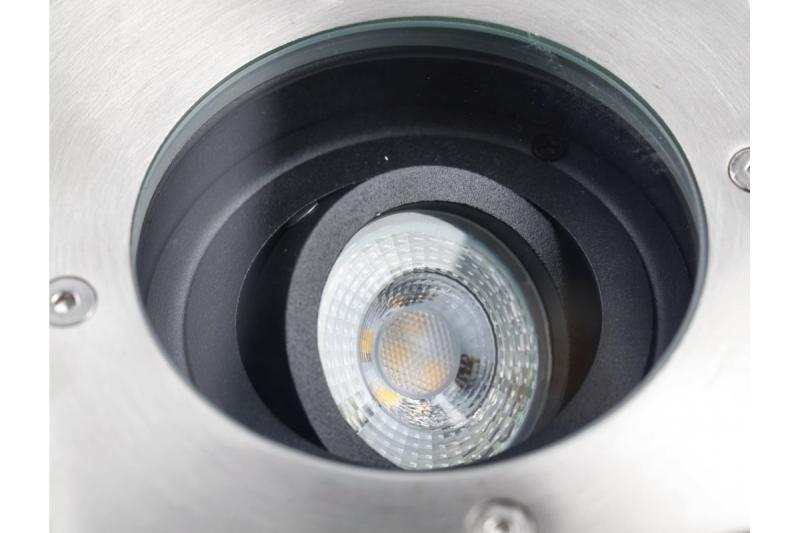 Decoreer INRUN LUMINAIRE BETA-O met verstelbare hoek max. 50 W GU10 IP67 AC220-240V 50/60Hz roestvrij staal. 1208963698