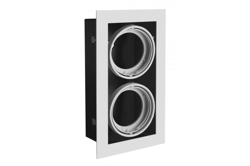 Decor PIREO kattovalaisin upotettava KAKSOIS harmaa/harmaa 1208963777