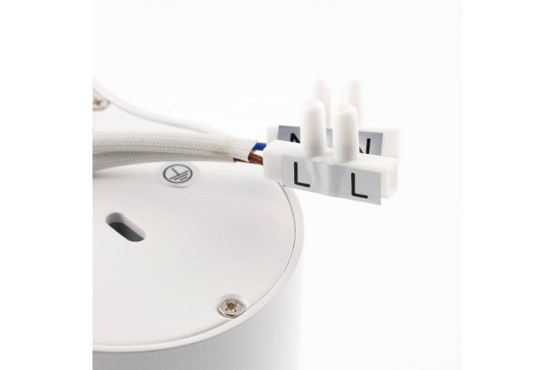 Decor Ceiling fixture AVEIRO DUO aluminium 160x80x85mm IP20 max 20W*2 round white 1208963827