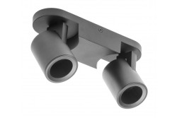 Decor Ceiling light fixture BLINK AC220-240V 50/60 Hz GU10 max. 20W*2 IP20 double black 1208963842