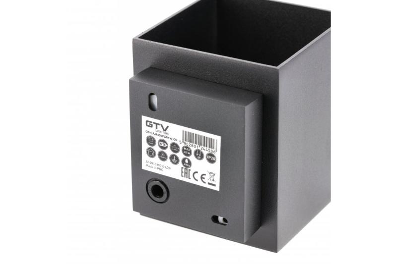 Decor-seinävalaisin CAMPIONE alumiini G9 IP20 max. 40W IP20 neliönmuotoinen musta. 1208963849