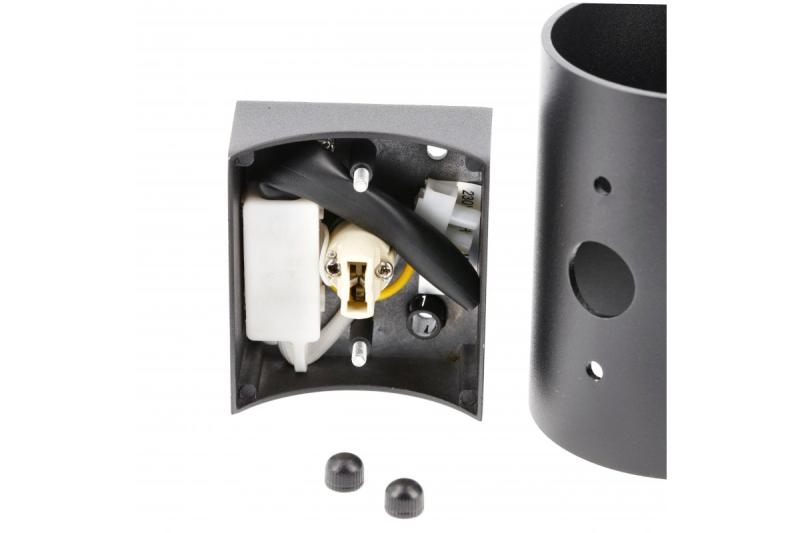 Decor-seinävalaisin CAMPIONE alumiini G9 IP20 max. 40W IP20 pyöreä musta. 1208963851