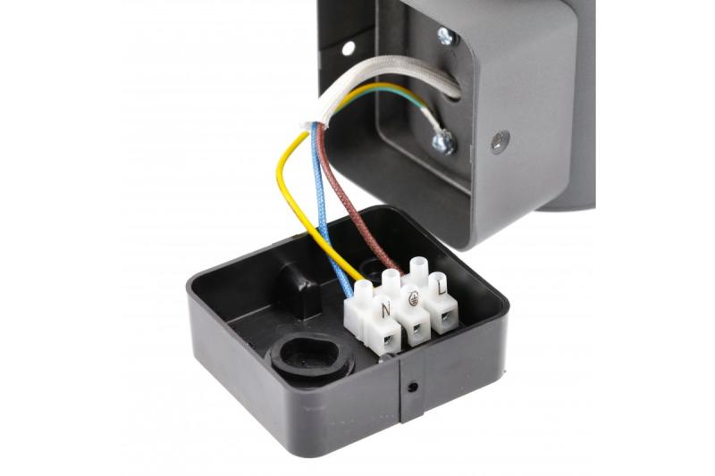 Decoratieve tuinarmatuur CORTA-AU E27 MAX.25W IP44 AC220-240V 50-60Hz bovenste rechte wandlamp antraciet. 1208963857