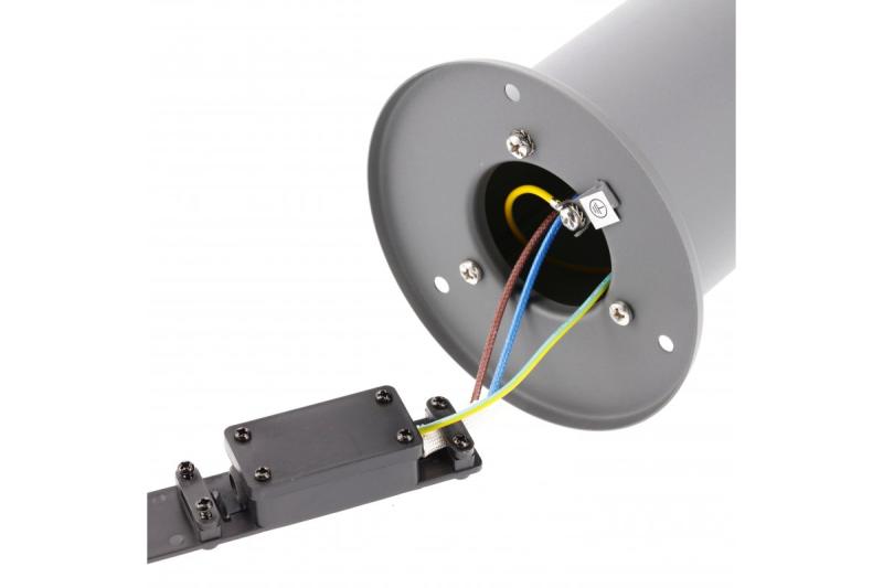 Decoreer Tuinarmatuur CORTA-P 40 E27 MAX.25W IP44 AC220-240V 50-60Hz paal antrasiitti. 1208963860