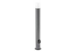 Decor CORTA-P 80 puutarhavalo E27 MAX.25W IP44 AC220-240V 50-60Hz pistorasia max. 3000W pylväs grafiitti. 1208963864
