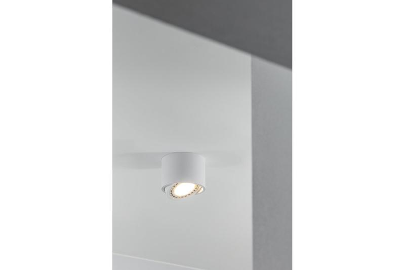 Decor ISUMI ceiling lamp with adjustable angle aluminium 130x100 IP20 ES111 GU10 round white 1208963895
