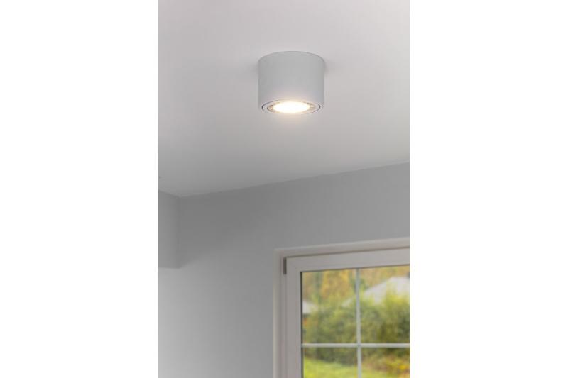 Decor ISUMI ceiling lamp with adjustable angle aluminium 130x100 IP20 ES111 GU10 round white 1208963895