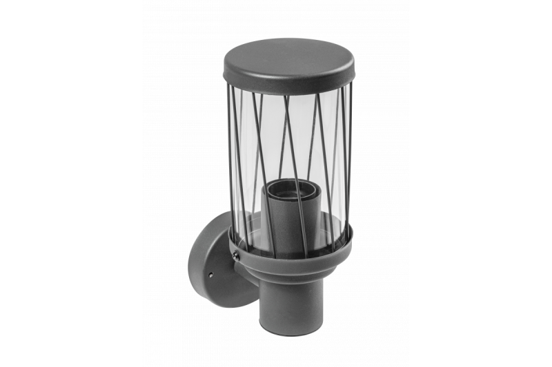 Decor KERTA-A garden light E27 MAX.12W IP44 AC220-240V 50-60Hz simple wall lamp top graphite 1208963906