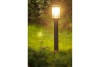 KERTA-P 80 garden light, E27, MAX.12W,IP44,AC220-240V,50-60Hz, bollard, graphite