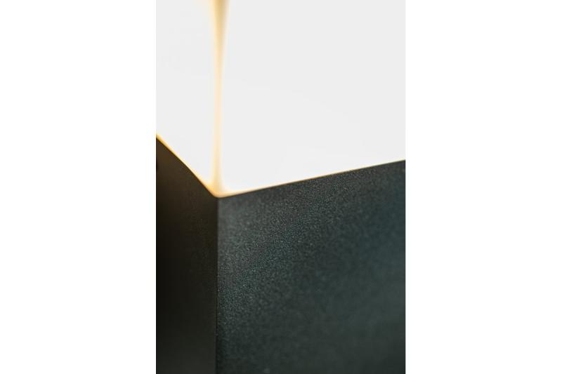 Decor Tuinarmatuur LARGO-AU E27 MAX.15W IP44 AC220-240V 50-60Hz seinävalaisin suoralla yläosalla grafiitin värinen. 1208963916