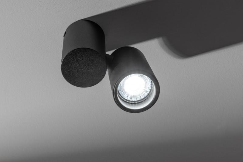 Decor Ceiling luminaire LUPO aluminum 11.6x5.6x11.5 IP20 1*GU10 max. 50W round black 1208963928