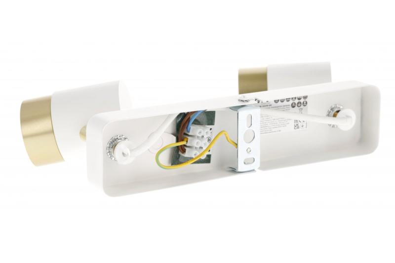 Decor Ceiling luminaire ORIO aluminium 24.0x5.5x14.0 IP20 2*GU10 max. 50W round white 1208963964